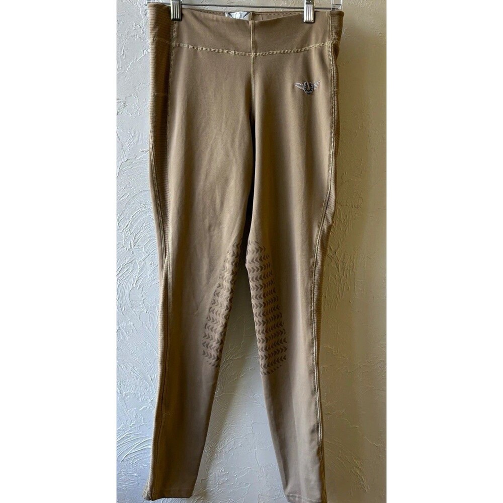 TuffRider Women's Beige Breeches Jodhpurs Size S Polyester Spandex Blend